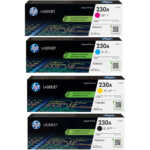 HP 230A 4 Pack LaserJet Toner Cartridge Set