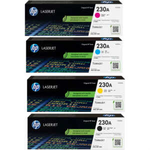 HP 230A 4 Pack LaserJet Toner Cartridge Set